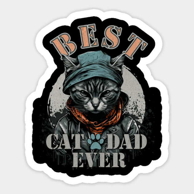 Best Cat Dad Ever – Cool Cat Dad Graphic – Perfect Gift for Cat Lovers Magnet by ArtistTee ⭐⭐⭐⭐⭐