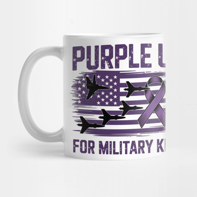 Purple Up for Military Kids – Support Military Children - Month of the Military Child by ArtistTee ⭐⭐⭐⭐⭐