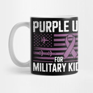 Purple Up for Military Kids – Support Military Children - Month of the Military Child Mug