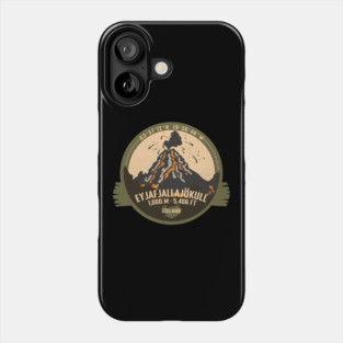 Eyjafjallaj�kull Volcano Iceland Volcanic Eruption Phone Case
