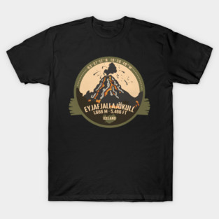 Eyjafjallaj�kull Volcano Iceland Volcanic Eruption T-Shirt