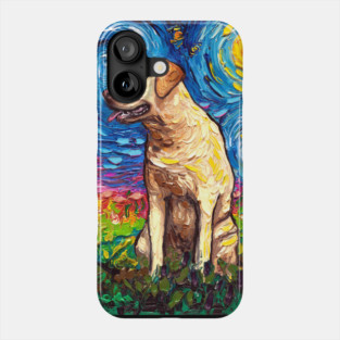 Yellow Labrador Night 2 Phone Case