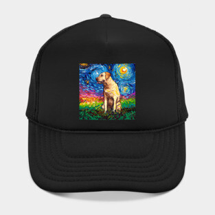 Yellow Labrador Night 2 Hat
