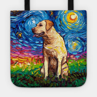Yellow Labrador Night 2 Tote