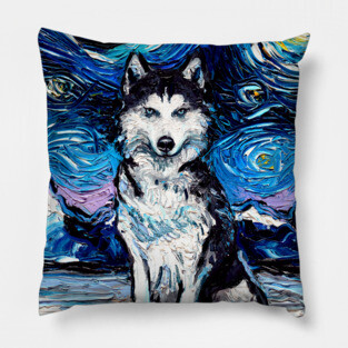 Husky Night Pillow