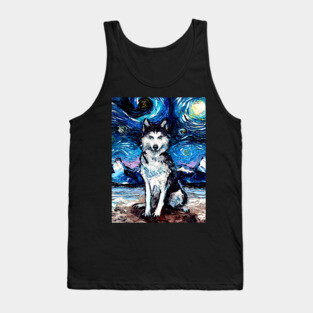 Husky Night Tank Top