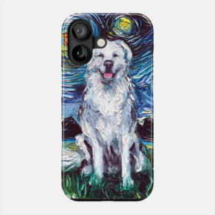 Great Pyrenees Night Phone Case
