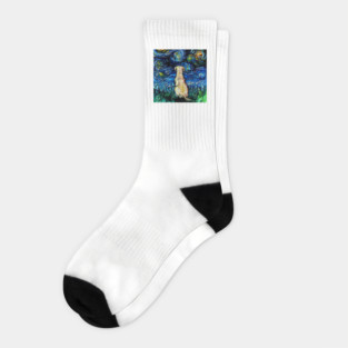 Yellow Labrador Night Socks