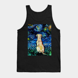 Yellow Labrador Night Tank Top