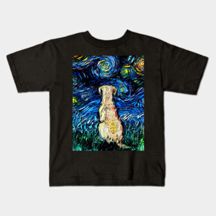 Yellow Labrador Night Kids T-Shirt