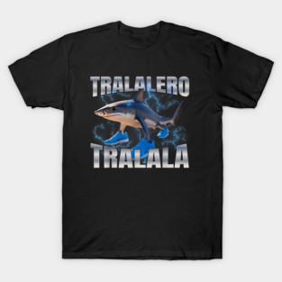 Tralalero Tralala Funny Shark Meme Retro T-Shirt