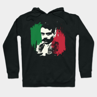 Emiliano Zapata Mexican Flag Hoodie