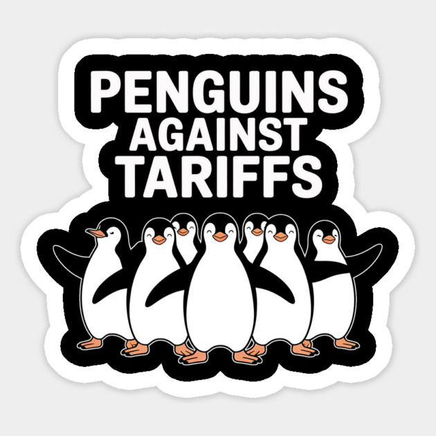 Funny-Penguins-Against-Tariffs-Sarcastic-Saying-Meme Magnet by ArtistTee ⭐⭐⭐⭐⭐
