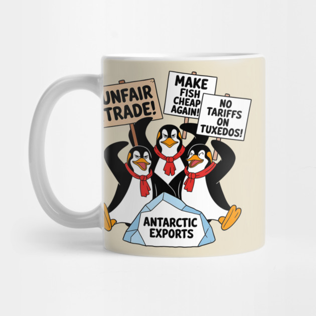 Penguins-Protest-Against-Tariffs-Funny-Penguin-Tariff by ArtistTee ⭐⭐⭐⭐⭐