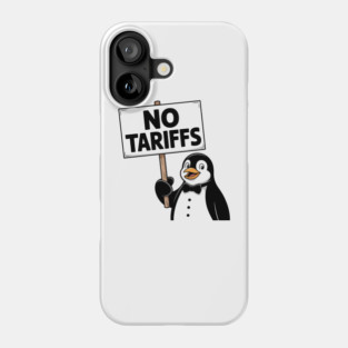 penguins-no-tariffs-taxes Phone Case