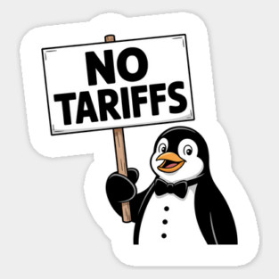 penguins-no-tariffs-taxes Magnet