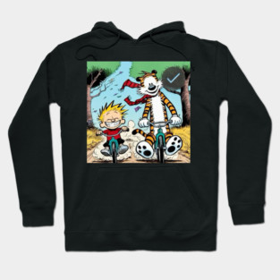 the calvin and hobbes 10 Hoodie