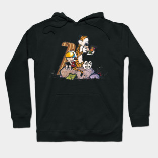 the calvin and hobbes 24 Hoodie