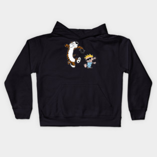 the calvin and hobbes 20 Kids Hoodie