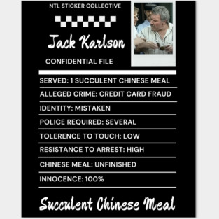 Democracy Manifest Succulent Chinese Meal Confidential File | Black Posters and Art