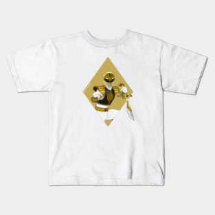 Diamond White Ranger Shield Solid Kids T-Shirt