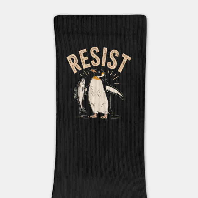 Resist Penguin Activism Protest Penguin Art by ArtistTee ⭐⭐⭐⭐⭐