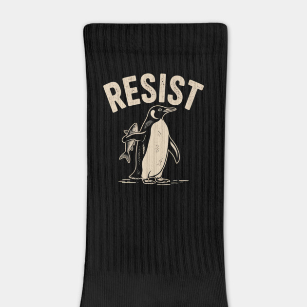 resist-penguin-protest by ArtistTee ⭐⭐⭐⭐⭐
