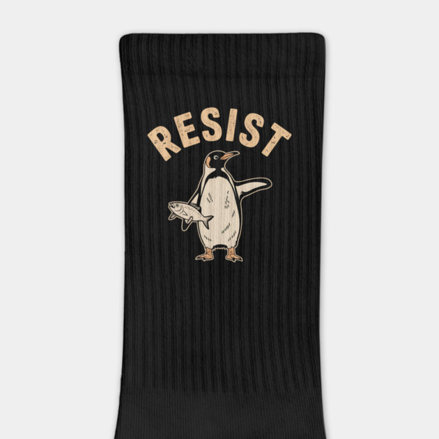 Resist Penguin Activism Graphic Protest Penguin Art by ArtistTee ⭐⭐⭐⭐⭐