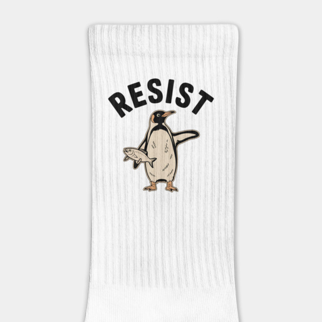 Resist-Penguin-Activism-Protest-Penguin-Art by ArtistTee ⭐⭐⭐⭐⭐