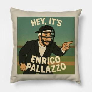 Naked Gun "Hey, it's Enrico Pallazzo" animated Leslie Nielsen / Frank Drebin Pillow
