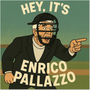 Naked Gun "Hey, it's Enrico Pallazzo" animated Leslie Nielsen / Frank Drebin Posters and Art