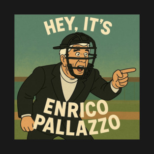 Naked Gun "Hey, it's Enrico Pallazzo" animated Leslie Nielsen / Frank Drebin T-Shirt