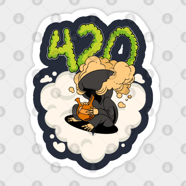 Death flying high Sticker by The Patron