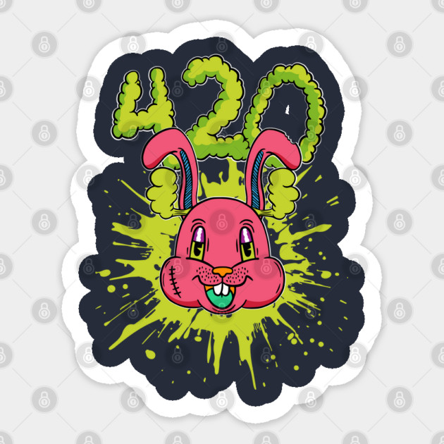 420 bunny Sticker by The Patron