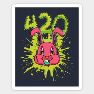 420 bunny Magnet
