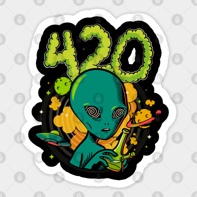 space 420 Sticker by The Patron