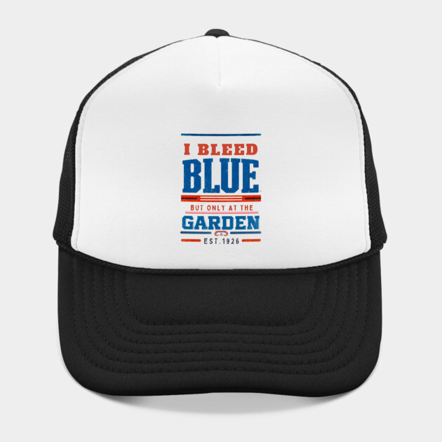 I Bleed Blue But Only at the Garden – Vintage Hockey Fan Shirt by Ben's Store 1