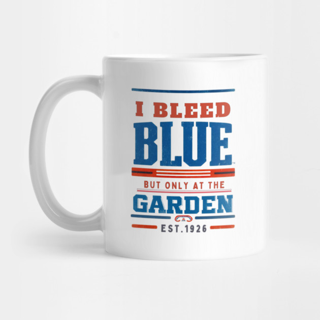 I Bleed Blue But Only at the Garden – Vintage Hockey Fan Shirt by Ben's Store 1