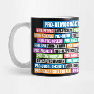 PRO-DEMOCRACY Mug