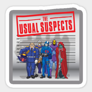 The Ususal Suspects. Sticker