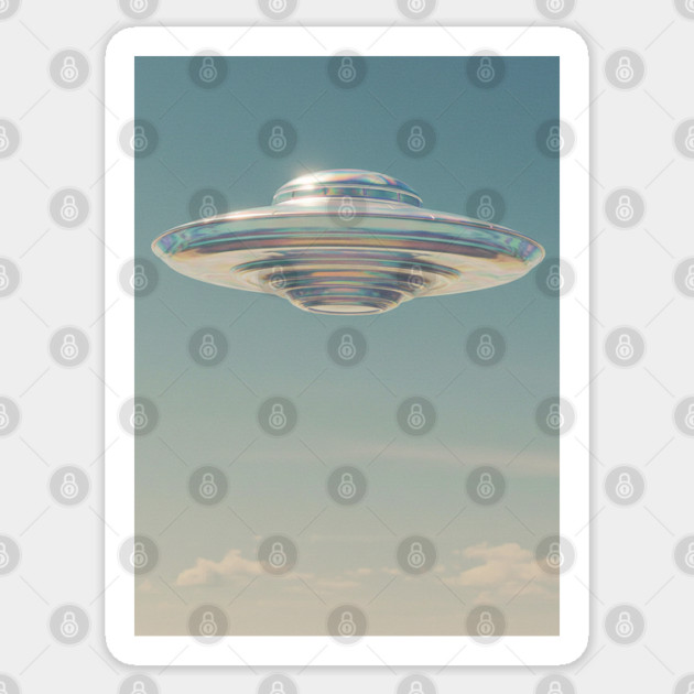 Crystal UFO Sticker by Megadorim