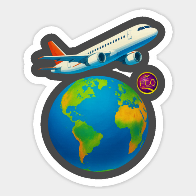 World Plane FirstClassQueen Magnet by FirstClassQueen