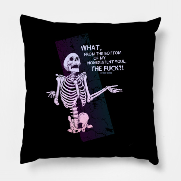 WTF Pillow by Tommy Devoid