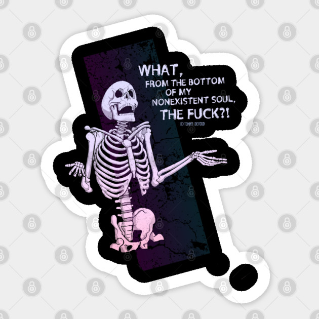 WTF Sticker by Tommy Devoid