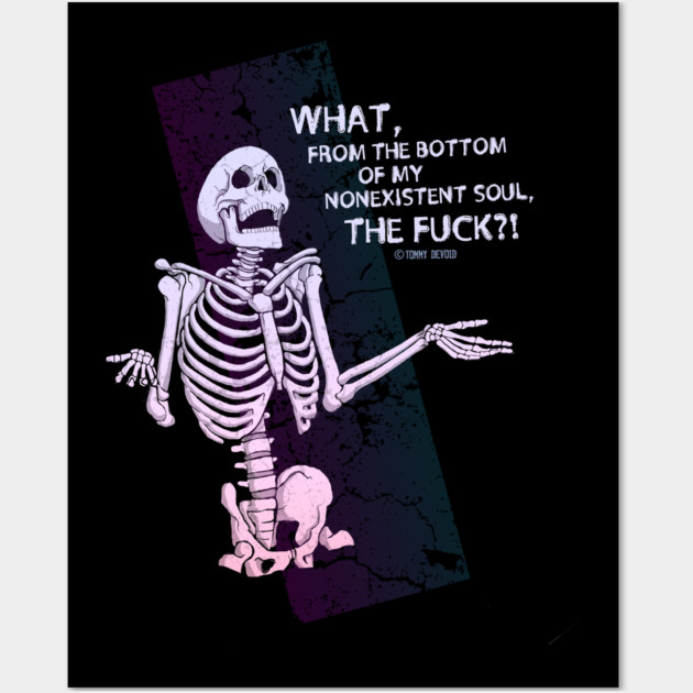 WTF Wall Art by Tommy Devoid