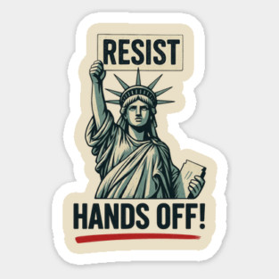 Resist Hands Off Magnet