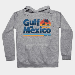 Gulf Of Mexico Vintage Distressed Hoodie