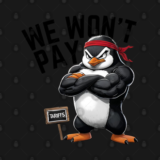 Resist-Penguin by Creatifly Graphic Tees