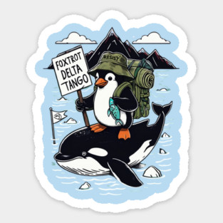 Resist-Penguin Magnet