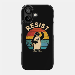 Resist-Penguin Phone Case